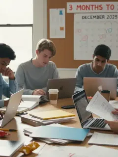 High school students preparing college applications for 2026 admissions