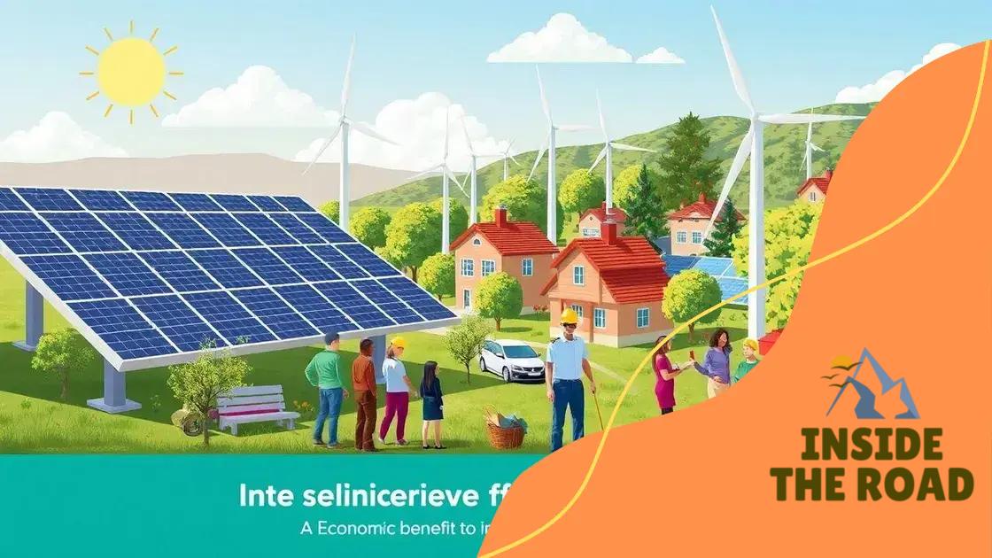 Economic benefits of investing in clean energy