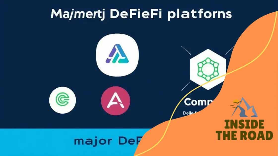 主なDeFiプラットフォームの比較