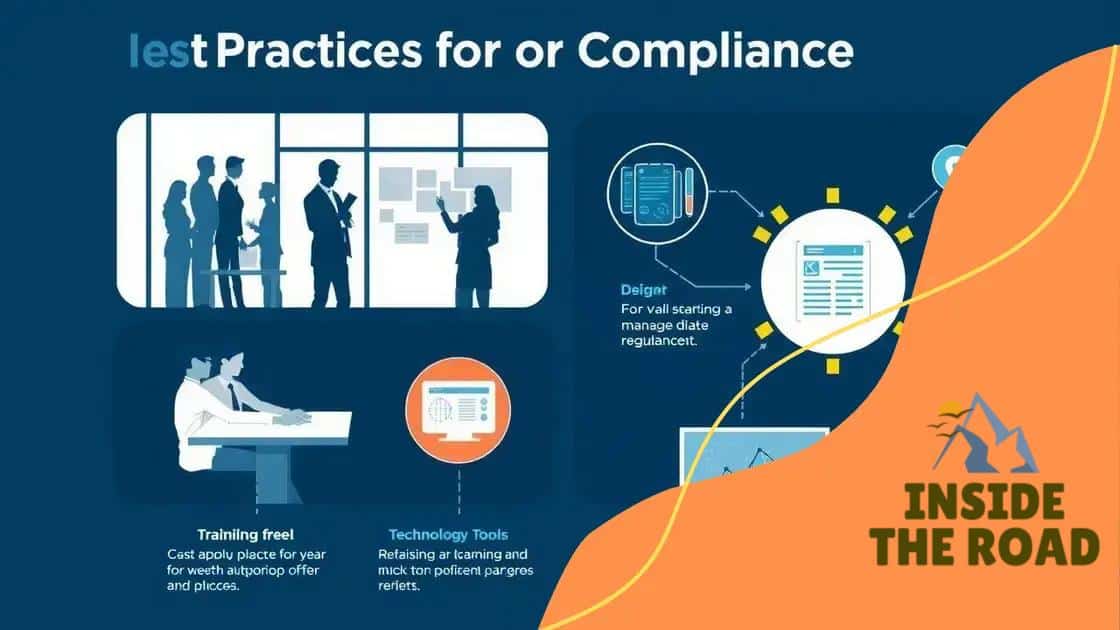 Best practices for compliance in finance