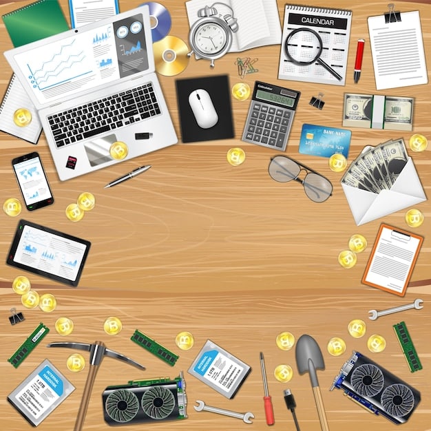A detailed flat lay of financial documents, including tax forms, bank statements, and a calculator, neatly organized on a desk, symbolizing thorough preparation for financial aid applications.