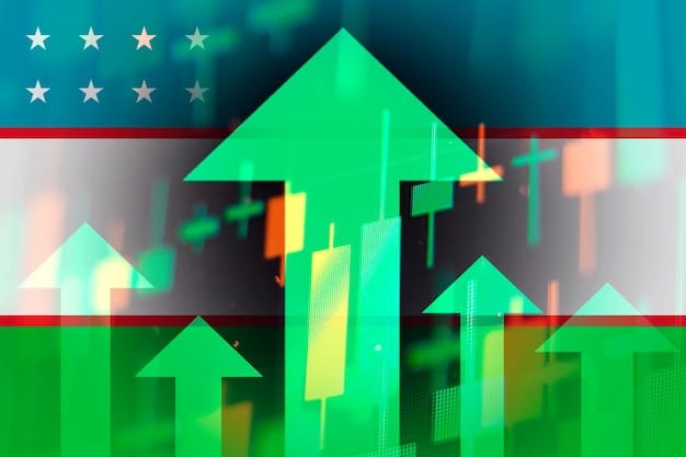 A graph showing an upward trend in interest rates with the Federal Reserve logo prominently displayed, demonstrating rising mortgage rates.