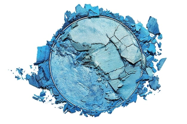A fractured globe symbolizing geopolitical instability and damaged international relations, with economic charts breaking apart in the background.