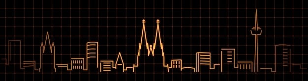 A visual representation of long-term economic growth, with upward trending financial charts intersecting with symbols of modern infrastructure like solar panels and high-speed trains.