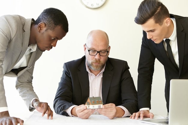 A diverse group of financial professionals (an attorney, a financial planner, and a tax accountant) collaborating around a conference table filled with documents and laptops, indicating comprehensive, multi-faceted planning.