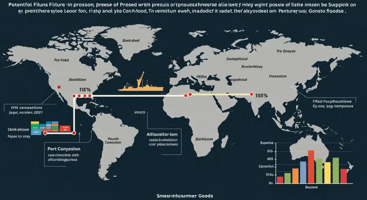Timeline illustrating potential supply chain pressure points leading up to Q1 2026.