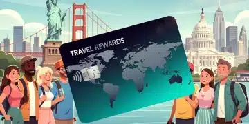 Travelers with credit card, U.S. landmarks, maximizing travel rewards 2026